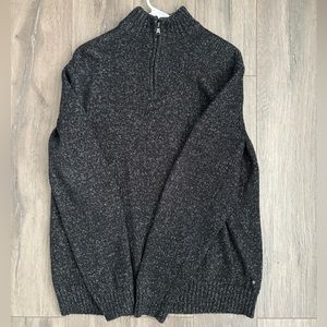 oversized quarter zip jacket